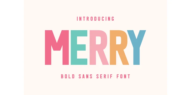 Merry Font by CraftedType Studio — Sans Serif Font