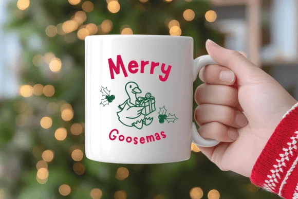 Merry Goosemas by Pui Art — Dingbats Font — thumbnail 3