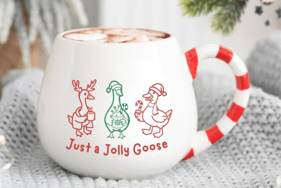 Merry Goosemas by Pui Art — Dingbats Font — thumbnail 5