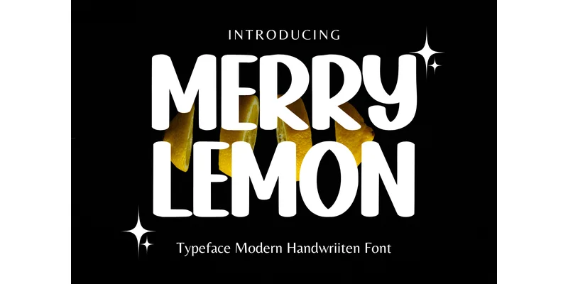 Merry Lemon Font by Minimalist Eyes — Sans Serif Font