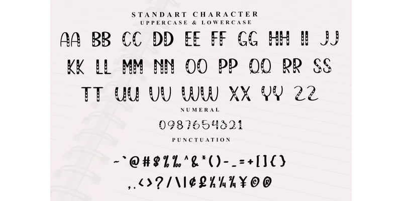 Merry Notes Font by FreshTypeINK — Display Font — thumbnail 5