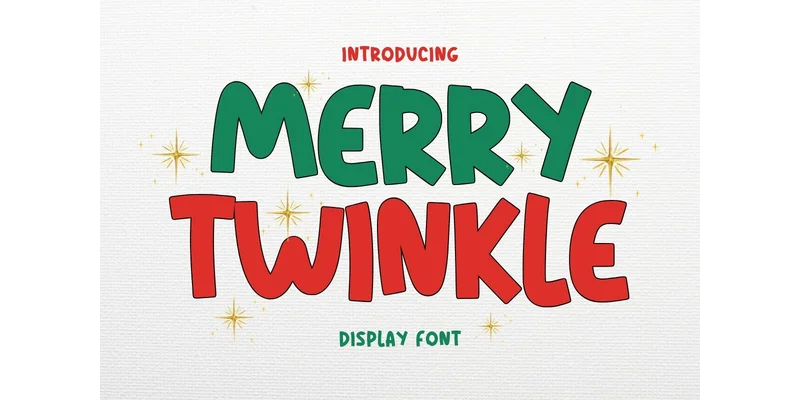 Merry Twinkle Font by Minimalist Eyes — Display Font