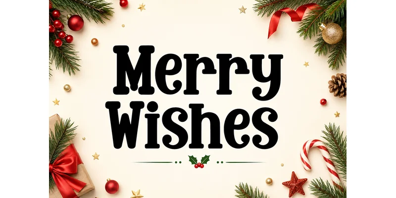 Merry Wishes Font by Bundle — Display Font