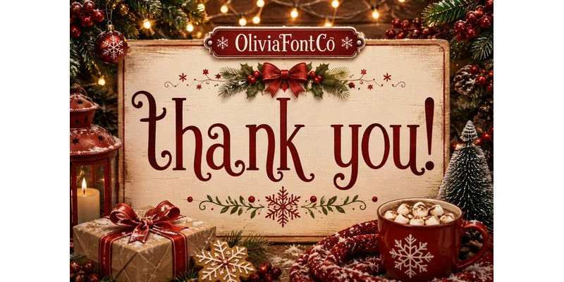 Merrymint Font by OliviaFontCo by OliviaFontCo — Display Font — thumbnail 4