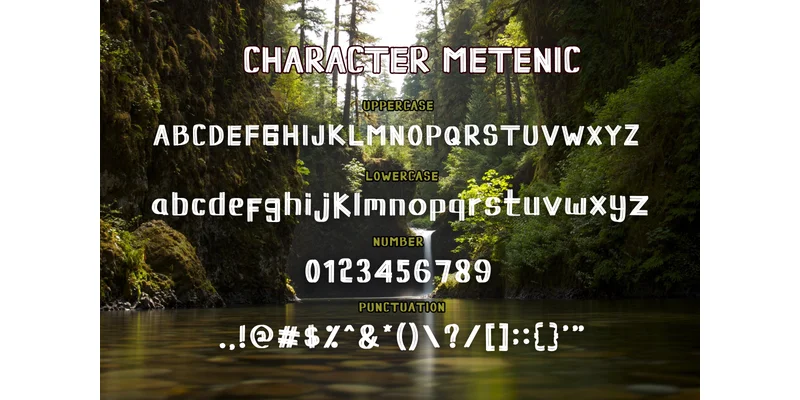 Metenic Font by Minimalist Eyes — Display Font — thumbnail 6