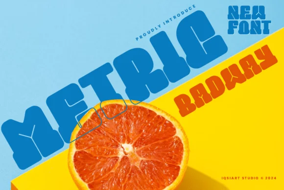 Metric Badway by IqsiartStudio — Slab Serif Font