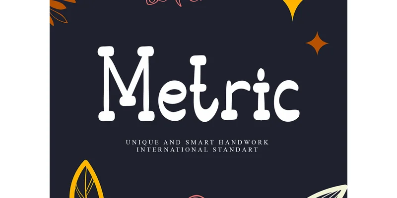 Metric Font by GiaLetter — Display Font