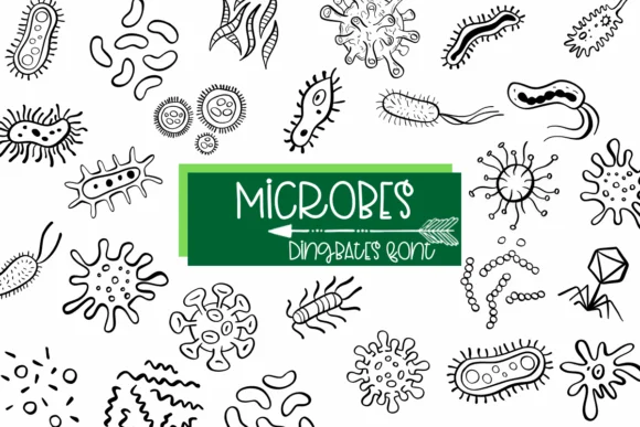 Microbes by Sirinart — Dingbats Font