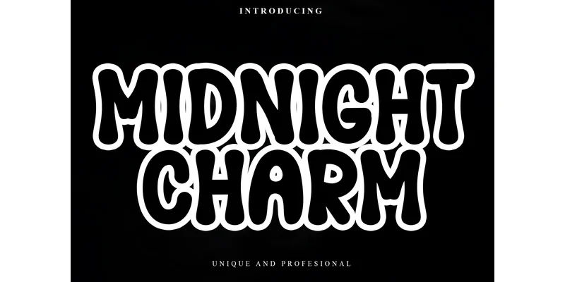 Midnight Charm Font by PiPi Creative — Display Font