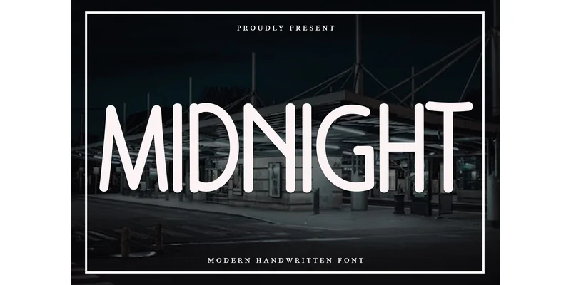 Midnight Font by ONE DESIGN — Display Font