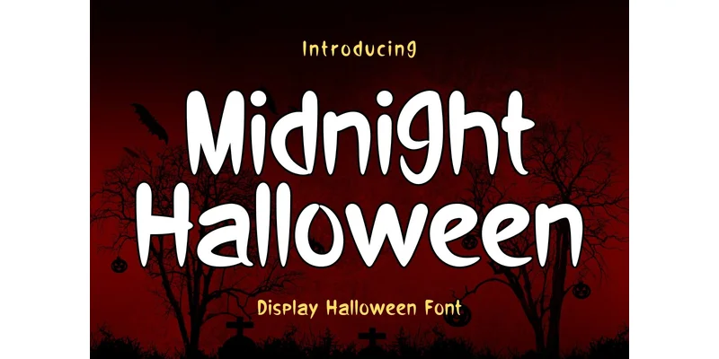 Midnight Halloween Font by Eystore by Eystore — Display Font
