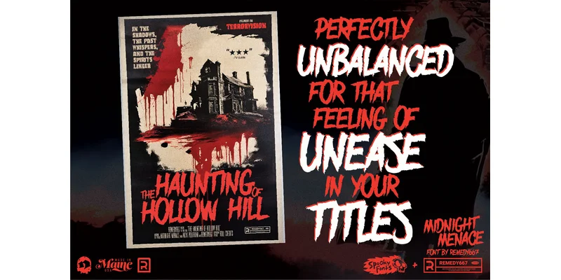 Midnight Menace Font by remedy667 — Display Font — thumbnail 2