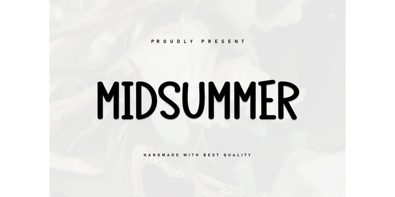 Midsummer Font by ArtLine Design — Display Font