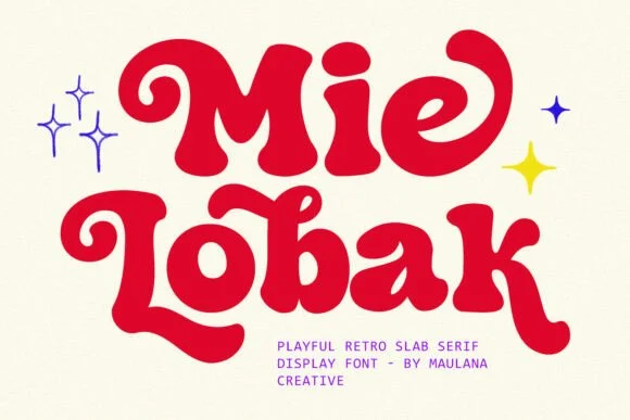 Mie Lobak by Maulana Creative — Slab Serif Font