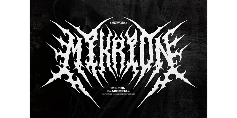 Mikrion Font by Denustudios by Denustudios — Blackletter Font