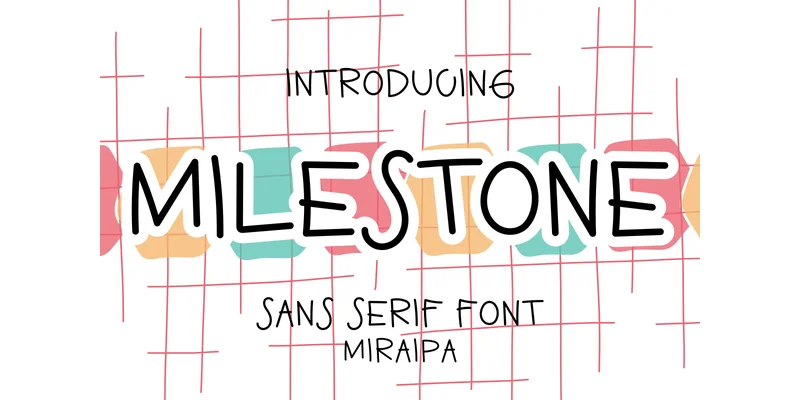 Milestone Font by miraipa — Sans Serif Font