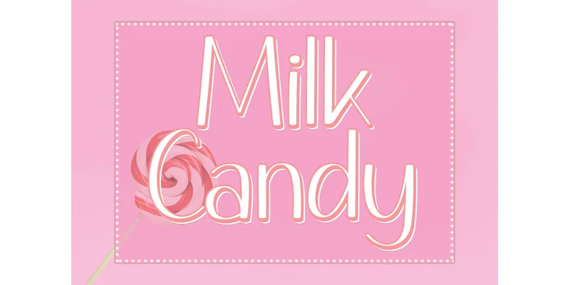 Milk Candy Font by erik studio — Sans Serif Font