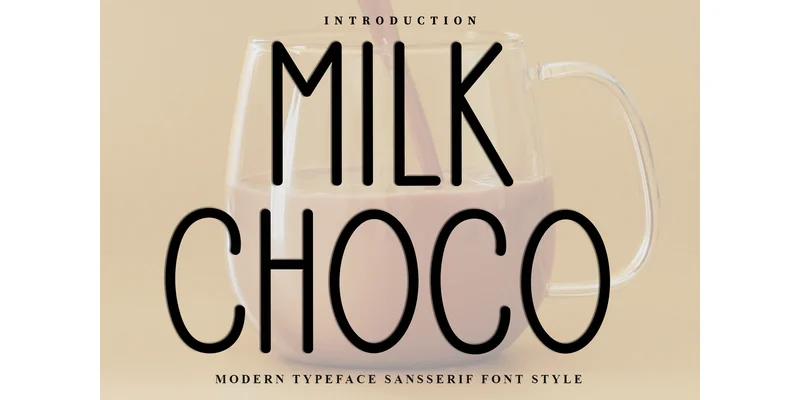 Milk Choco Font by Inermedia STUDIO — Sans Serif Font
