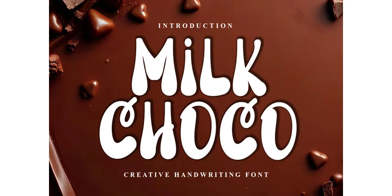 Milk Choco Font by PiPi Creative — Display Font