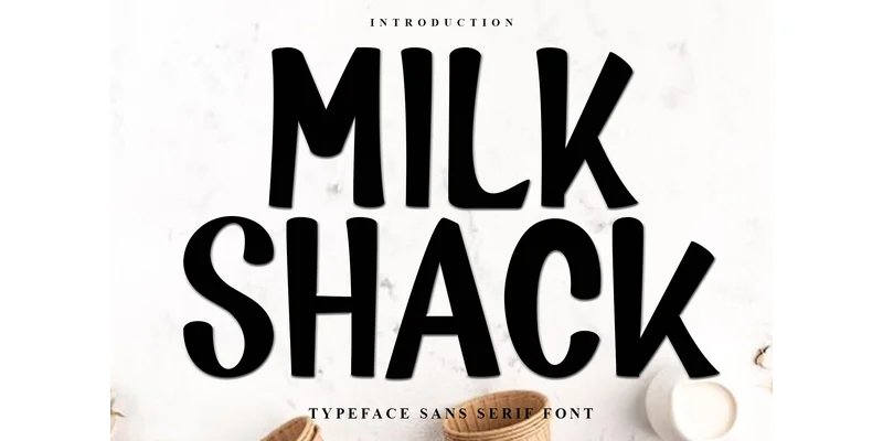 Milk Shack Font by FreshTypeINK — Display Font