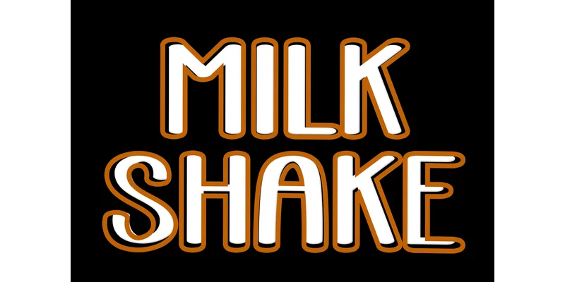 Milk Shake Font by FreshTypeINK — Display Font
