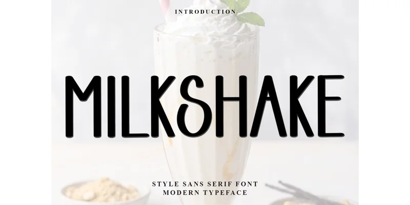 Milkshake Font by Inermedia STUDIO — Display Font