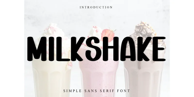 Milkshake Font by Inermedia STUDIO — Display Font