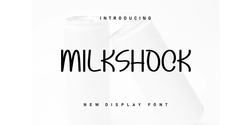 Milkshock Font by ArtLine Design — Display Font