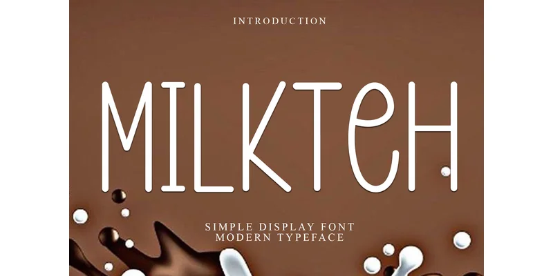 Milkteh Font by Inermedia STUDIO — Display Font