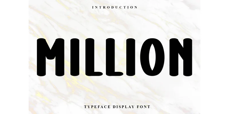 Million Font by Inermedia STUDIO — Display Font