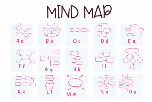 Mind Map by Sirinart — Dingbats Font — thumbnail 2