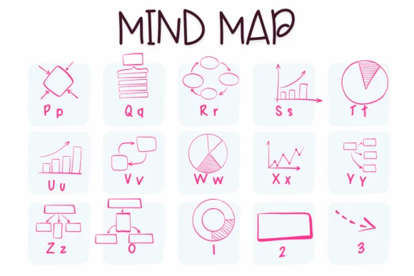 Mind Map by Sirinart — Dingbats Font — thumbnail 3