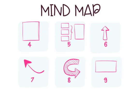 Mind Map by Sirinart — Dingbats Font — thumbnail 4