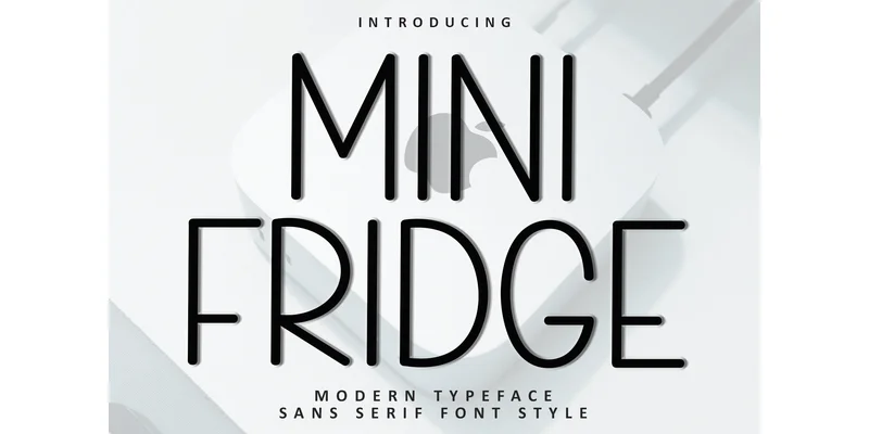 Mini Fridge Font by FreshTypeINK — Sans Serif Font