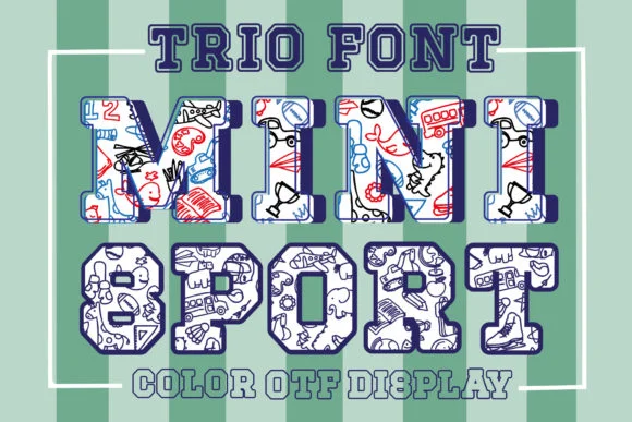Mini Sport by Nobu Collections — Color Fonts Font