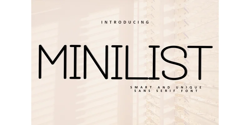 Minilist Font by FreshTypeINK — Sans Serif Font