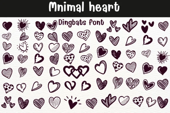Minimal Heat by Sontaya — Dingbats Font