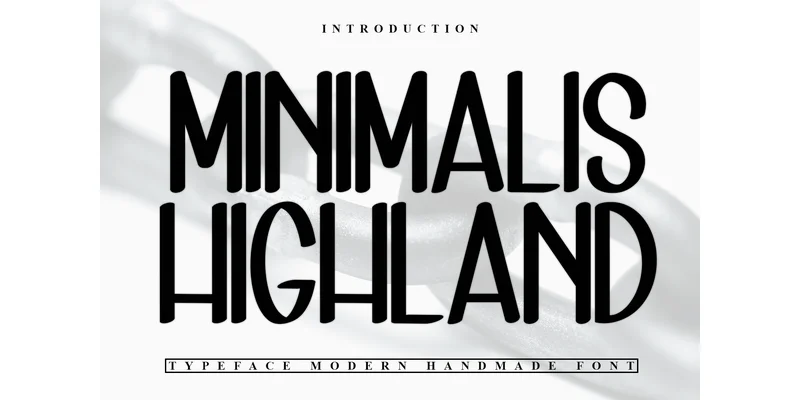 Minimalis Highland Font by Inermedia STUDIO — Display Font