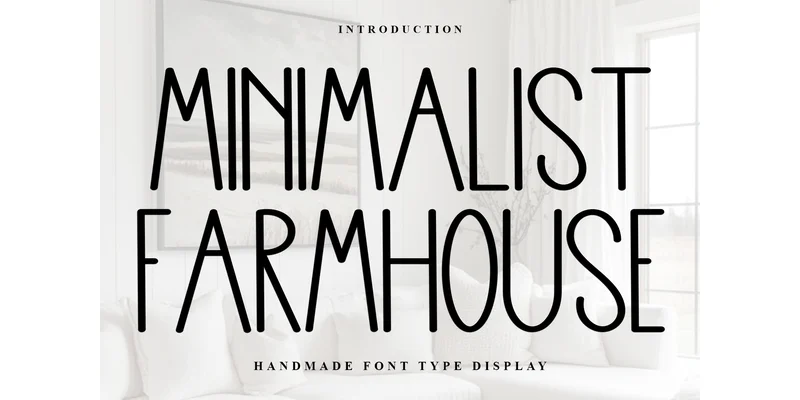 Minimalist Farmhouse Font by Inermedia STUDIO — Display Font