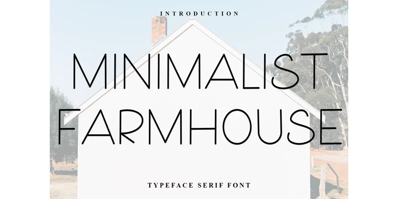 Minimalist Farmhouse Font by PiPi Creative — Sans Serif Font
