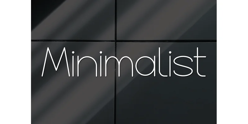 Minimalist Font by erik studio — Sans Serif Font