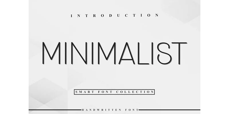 Minimalist Font by FreshTypeINK — Sans Serif Font