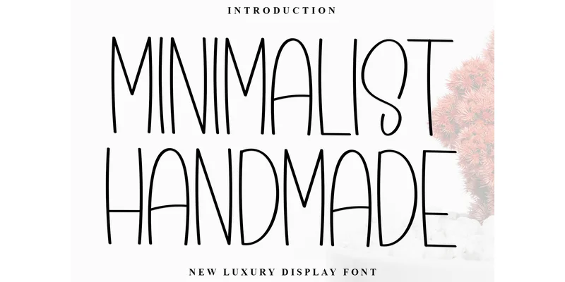 Minimalist Handmade Font by FreshTypeINK — Display Font