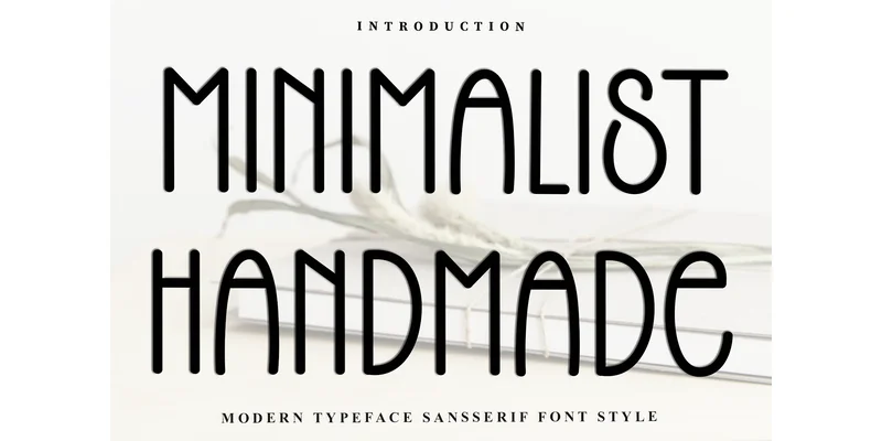 Minimalist Handmade Font by FreshTypeINK — Sans Serif Font