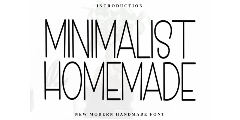 Minimalist Homemade Font by Inermedia STUDIO — Sans Serif Font