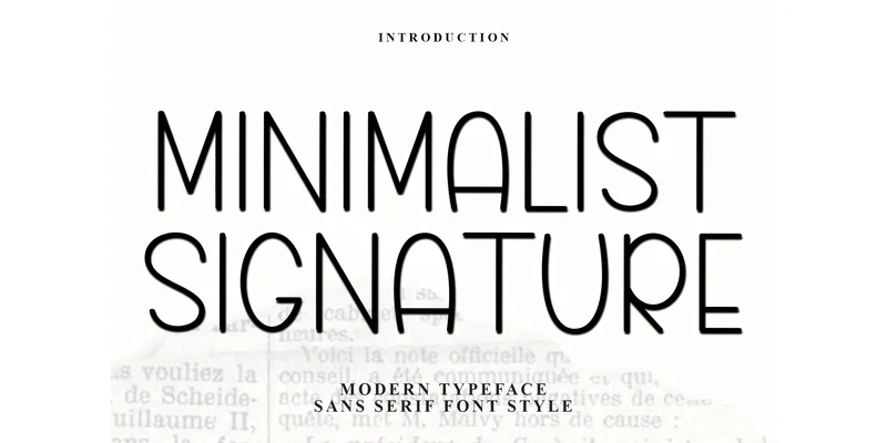Minimalist Signature Font by PiPi Creative — Sans Serif Font