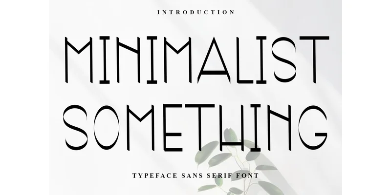 Minimalist Something Font by Inermedia STUDIO — Sans Serif Font
