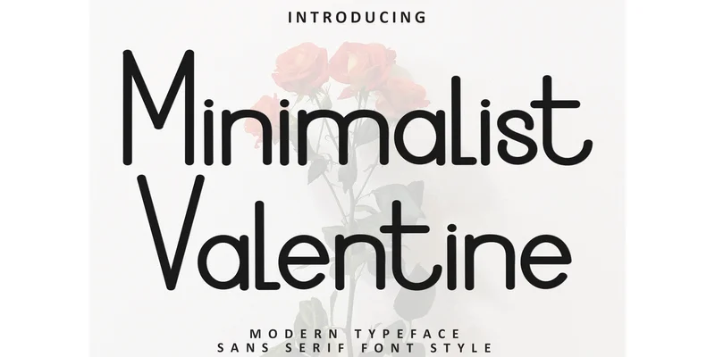 Minimalist Valentine Font by Inermedia STUDIO — Sans Serif Font