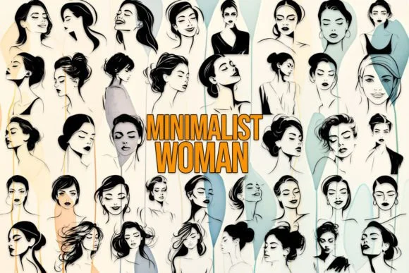 Minimalist Woman by MOMAT THIRTYONE — Dingbats Font