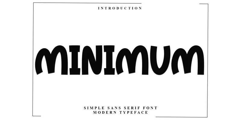 Minimum Font by Inermedia STUDIO — Display Font